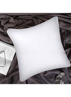 Buy Maestro Cushion Filler 144 TC Cotton outer fabric, 350 grams with Microfiber filling, Size: 40 x 40, White in UAE