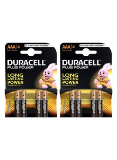 Buy 8 Duracell Plus Power Type AAA Battery in Saudi Arabia