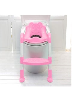 Buy Baby Toddler Kids Potty Toilet Training Ladder Seat Chair Pink in Saudi Arabia