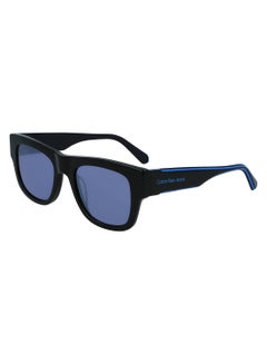 Buy Full Rim Acetate Modified Square Sunglasses Ckj22637S 5221 (001) Black in UAE