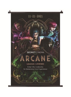 Buy ARCANE Poster Art Fabric Material League of Legends ARCANE Paintings LOL Home Decoration in UAE