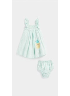 Buy Gingham Dress and Knickers Set in Saudi Arabia