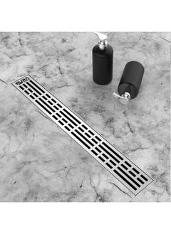 Buy Shower Drain Grate Triple 65 Cm -Silver in Egypt