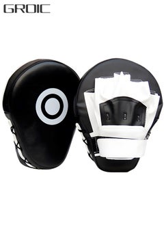 Buy Boxing Curved Focus Punching Mitts, Shock Absorbent Training Hand Pads, Extra Large & Thicken Leatherette Boxing Equipment,Ideal for Karate, Muay Thai Kick, Sparring, Dojo, Martial Arts, MMA 1Pc in UAE