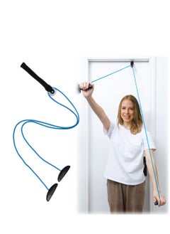 اشتري Exercise Pulley for Physical Therapy, Shoulder Pulley Over Door Rehab Exerciser, lleviate Shoulder Pain and Facilitate Recovery from Surgery for Frozen Shoulder Physical Therapy Flexibility في السعودية