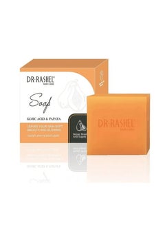 Buy Dr. Rashel Kojic Acid And Papaya Soap for skin soft and glowing 100g in UAE