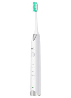 Buy USB Rechargeable Sonic Electric Toothbrush White/Silver in UAE