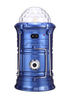 Buy 3-in-1 flashlight with a green, red and blue light ball with a magic effect that can be dropped and a rechargeable and rotating portable lantern for outdoor use and camping. in Saudi Arabia