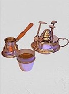 Buy Copper burner to make coffee with a cup and a pot in Egypt