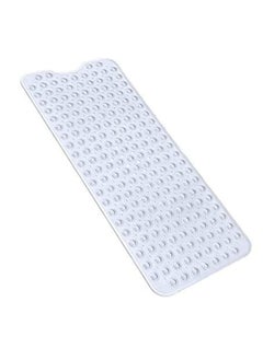 اشتري Bath Mat, Extra Long Shower Mat, Non-Slip Bath Mats with Suction Cup, Mildew Resistant Bath Mats, Children’s Antibacterial Safety Bath Mat, 40.5x101cm/16x40in (Transparent) في الامارات