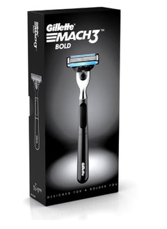 اشتري Gillette Mach3 Bold 1 Razor + 1 Cartridge في الامارات