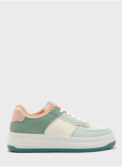 Buy Color Block Platform Sneakers in UAE