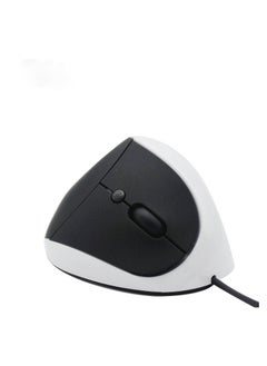 اشتري New 6D Ergonomic Vertical Wrist Guard Optoelectronic Notebook Wired Vertical Mouse في الامارات