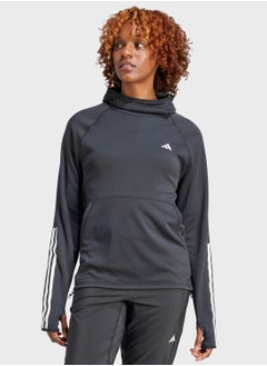 Buy 3 Stripes Own The Run Hoodie in Saudi Arabia