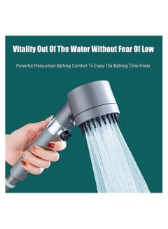 Buy Shower Filter Shower Head, Handheld High-Pressure Shower Head to Remove Chlorine and Impurities, Massages Scalp to Anti Hairfall and Dry Skin, with Shower Hose and Shower Holder (3 Modes) in Saudi Arabia