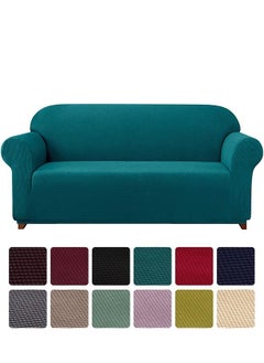 اشتري Three Seater Exquisitely Full Coverage Sofa Cover Dark Green 190-230cm في الامارات