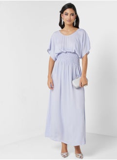 اشتري Flared Sleeve Ruched Jalabiya في الامارات