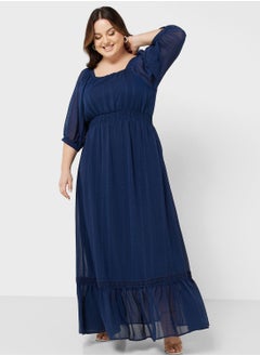 Buy Puff Sleeve Detail Dress in UAE