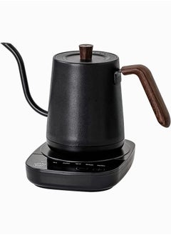 اشتري Electric Gooseneck Kettle 304 Stainless Steel Coffee and Tea Pot 800ml 1000W ZK-KH102 Black في السعودية