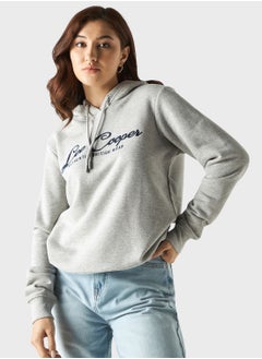 Buy Logo Print Hoodie in UAE