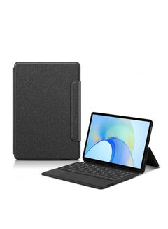اشتري لوحة مفاتيح متوافقة مع Galaxy Tab A9 Plus مقاس 11 بوصة 2023، حافظة لوحة مفاتيح بلوتوث تعمل باللمس لجهاز Tab A9+ (أسود) في الامارات