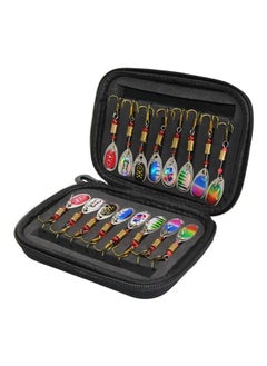 Buy 16-Piece Fishing Lure Spinner Bait Spoon Set in Saudi Arabia