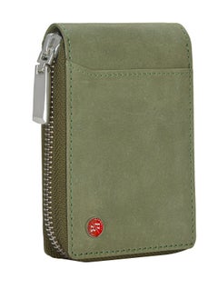 Buy Steve Green RFID Blocking Leather Wallet for Men | Vertical Credit Debit Card Holder in UAE