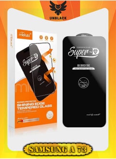 Buy mietubl For Samsung Galaxy A73 Screen Protector Super-D Glass- Black in UAE