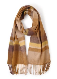 Buy Warm Wool Checked Scarf in UAE