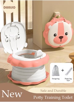 اشتري Folding Potty Training Toilet for Kids, Folding Car potty with Storage Bags, Travel Potty Chair for Kids, Portable Toilet for Camping Outdoor and Indoor في الامارات