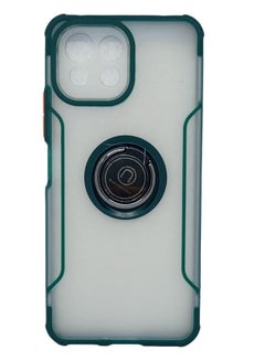 Buy Xiaomi MI 11 Lite Case with Ring Case 360 Degree Rotating Holder Scratch proof and Shockproof Soft Protective Cover Silicone Case Cover Green in UAE