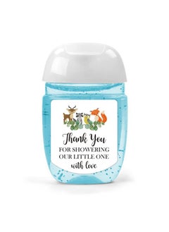 اشتري Hand Sanitizer Labels Thank You For Showering Our Little One With Love Stickers Baby Shower Favor Stickers Safari Baby Shower Party Favors. Green 1.26 Inch X 1.39 Inch في السعودية