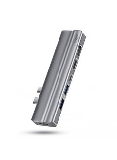 اشتري T9 8 In 1 USB-C Hub Aluminum Alloy Case - Grey في الامارات