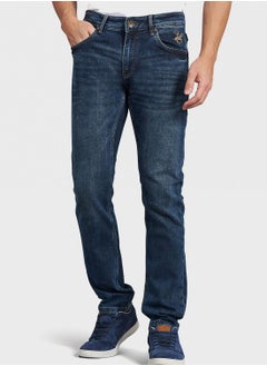 Buy Mid Wash Skinny Fit Jeans in UAE