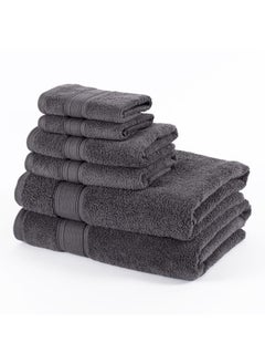 Buy Broyhill 6-Pack Towel Set, Tornado - 435 Gsm in UAE