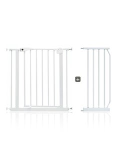 Buy Baby Safe - Metal Safety Gate w/t 30cm Extension - White in UAE