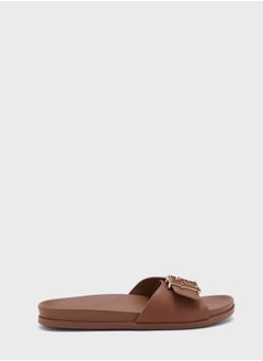 Buy Hardware Flat Flat Sandals in Saudi Arabia