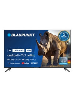 Buy Blaupunkt 50UBC6000D 50inch 4K-UHD Android Smart TV, German Technology, Android TV 11, Dolby Vision, Dolby Atmos, MEMC, 16GB Memory, Netflix, YouTube, Shahid, Wi-Fi, Bluetooth 5.0 in UAE