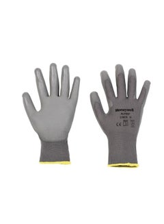 اشتري Honeywell 2100250-09 First Palm-Side Coated Grey Safety Gloves for work , Size 9 في الامارات