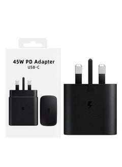 Buy 45W Super Fast Charger for Samsung Galaxy Charger Head USB-C, S23 Ultra S23 Plus S23 S23 S22 Ultra S22 S21 Ultra S21 S21 A54 A53 A52 A32 in Saudi Arabia