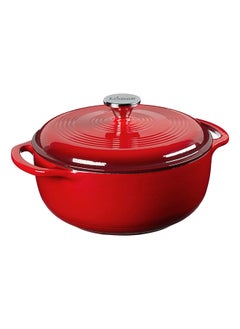 اشتري Lodge Enameled Dutch Oven 4.5 Qt Red EC4D43 في الامارات