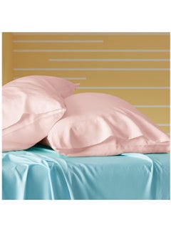 Buy Microfiber Pillowcases 2-Pcs Soft Pillow Cover With Envelope Closure (Without Pillow Insert),Pink Swan in Saudi Arabia