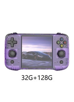 اشتري R46S Handheld Retro Gaming Console Linux System with 32G+128G TF Card, Preloaded with 8000+ Games,4-inch 1:1 HD720*720 Screen,FPS 60HZ 4000mAh,wifi bluetooth(Purple 128G) في الامارات