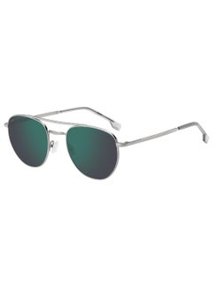 Buy Men's UV Protection Rectangular Shape Metal Sunglasses BOSS 1631/S GREEN 47 - Lens Size: 46.8 Mm - Ruthenium in Saudi Arabia