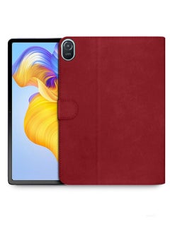 Buy High Quality Leather Smart Flip Case Cover With Magnetic Stand For Honor Pad 8 12.4 Inch 2022 Red in Saudi Arabia