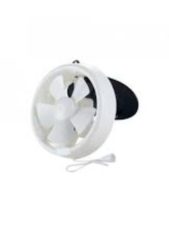 Buy KNP White exhaust fan with an 8-inch diameter designed for efficient air circulation and ventilation in larger rooms and spaces. in UAE