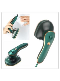 Buy Mini Iron for Clothes, Portable Travel Iron Support Dry Wet Ironing, Steam Iron Handheld Ironing Machine (Dark Green) in UAE