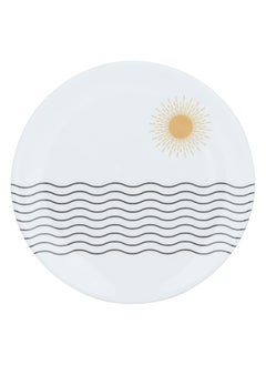 Buy White Cake Plate With Sun Pattern 19 Cm From Turkey in Saudi Arabia