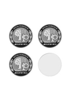 اشتري 4-Pieces Emblem Badge Sticker Wheel Hub Caps Center Cover (5.5x5.5cm) في الامارات