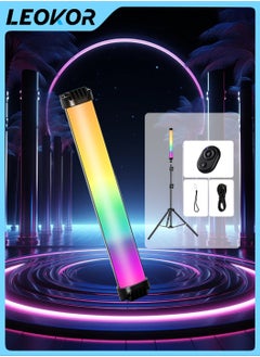 Buy video Light,Ring RGB Handheld Photographic Magnetic Absorption Light Rod,Multifunctional Dual-Color/Temperature Full-Color Light Painting Live Lighting Lamp(55Cm Stand) in Saudi Arabia